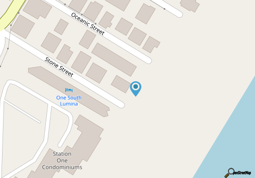 Oceanfront Living in the Heart of Wrightsville Beach map location