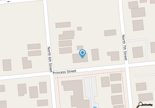 Whole duplex right downtown! map location
