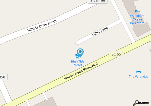 High Tide Motel map location