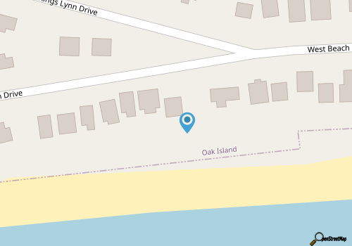 Geneva Too: Beautifully Furnished Oceanfront Home with 2 Oceanfront Covered Porc map location