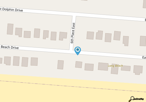 CORNER LOT!! FULL BEACH VIEW!! 20 STEPS TO BEACH!! map location