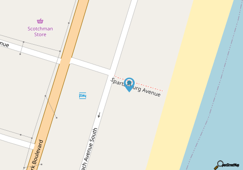 Top Floor Ocean View Corner Condo w/ Balcony, Pool & Elevator – Near Beach & CB Lake map location