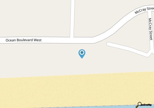 Dog-friendly waterfront house with beach access & fireplace - snowbirds welcome map location