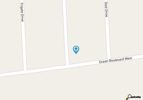 Condo near the beach with pool, tennis, BBQ area, balcony, & fireplace map location