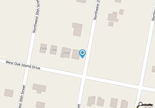 The Lazy Lemur Retreat - Entire house at the beach - West Oak Island map location