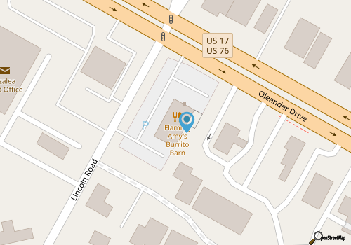 Amy’s Burrito Barn map location