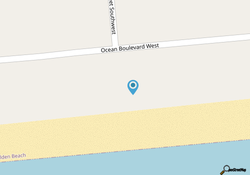 Oceanfront duplex in Holden Beach, 4 bedrooms, stunning views, sleeps 10. map location