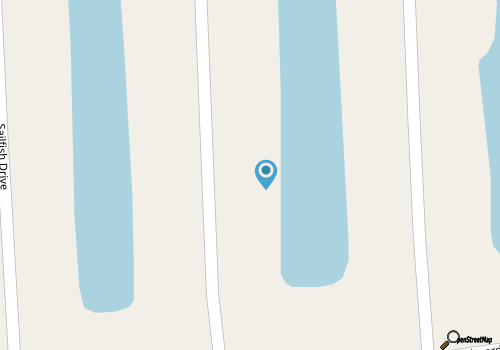 Oh My Sweet Lil Beach House: Dog Friendly, Canalfront, Floating boat dock map location