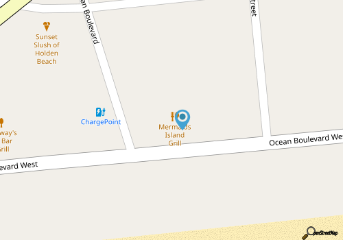 Mermaid’s Island Grill map location