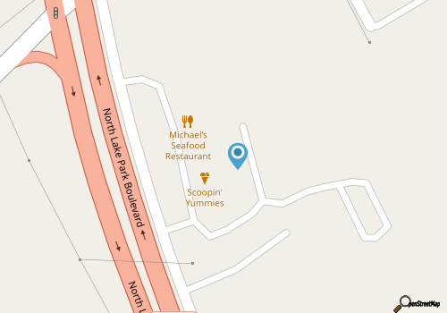 Michael's Seafood Restaurant & Catering map location