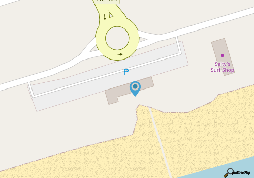 Ocean Isle Beach Pier map location