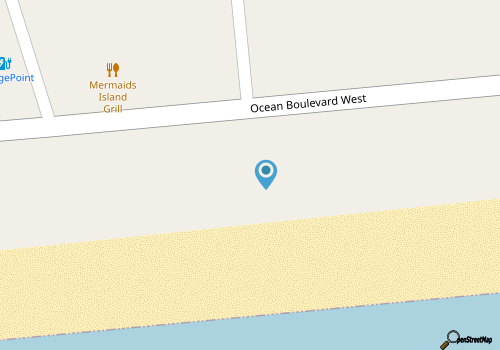 Lovely Beachfront Family Duplex w/Free WiFi, Private WD, Central AC, Patio, Deck map location