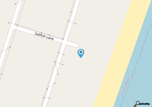 Gone Coastal  OF Duplex with Salt Water Pool-Watch Fireworks from the Deck! map location