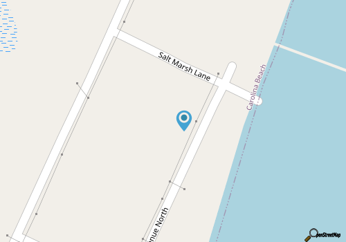 Dreamy oceanfront escape near the pier with close beach access map location