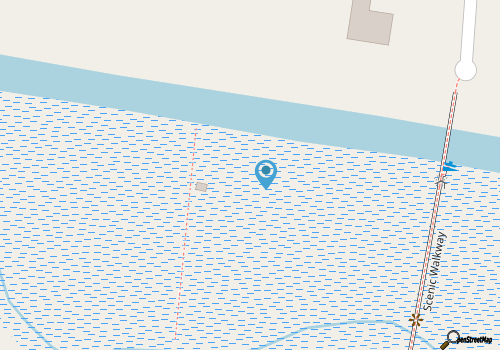 A Beach Destiny: Spacious 3BR oceanview home in Oak Island, NC, perfect for family fun! map location