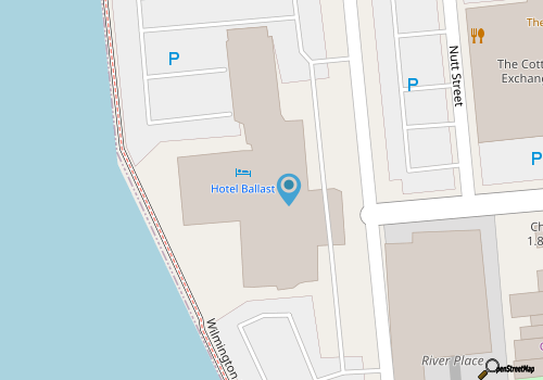 Along Wilmington Riverwalk + On-site Dining & Pool map location