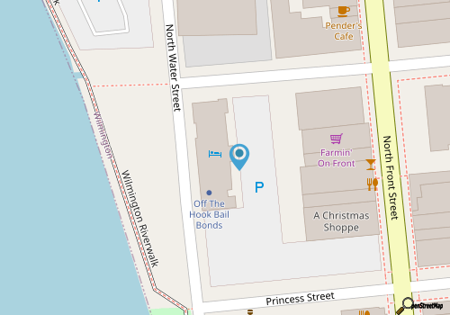 Waterfront Historic District suite with river-view balcony & walkable locale map location