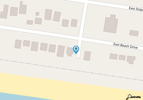 Suzanne's Cottage By The Sea -Oceanfront 4 BR, 2 Baths, 1 Level Beach House map location