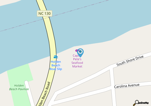 Captain Pete’s Seafood Restaurant map location