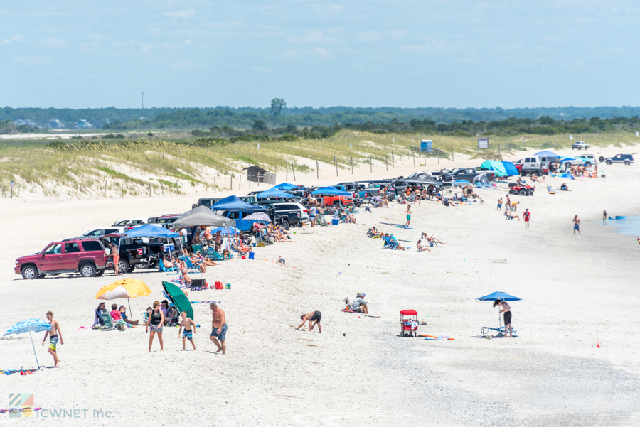 View of Freeman Park from Carolina Beach Fishing Pier