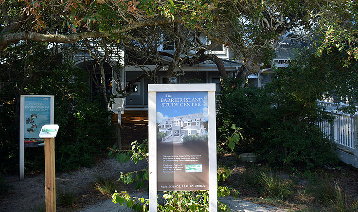 Barrier Island Study Center entrance