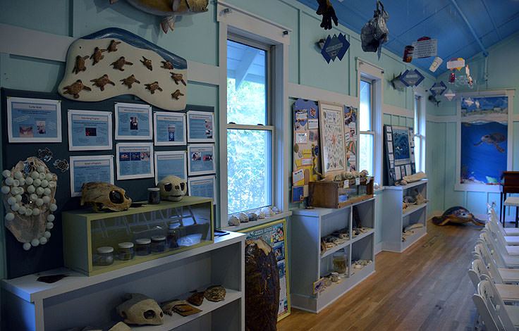 A classroom at Bald Head Island Conservancy