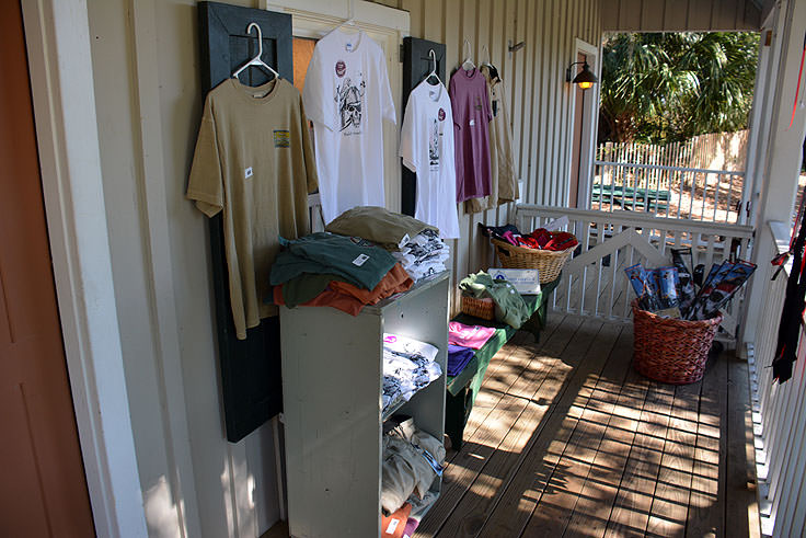 The gift shop at Old Baldy Lighthouse, Bald Head Island NC