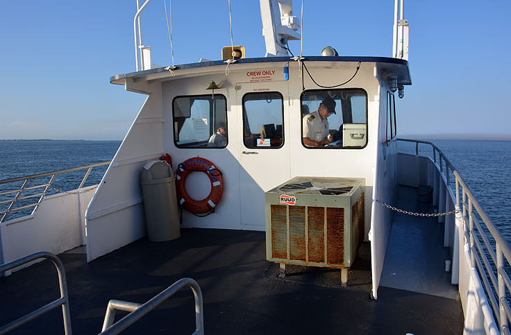 The Bald Head Island Ferry in Southport, NC