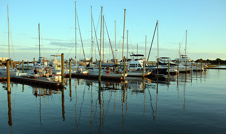 Boats at Southport Marina