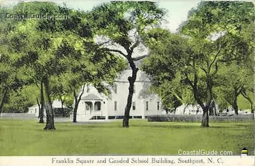 Vintage photo of historic Southport, NC