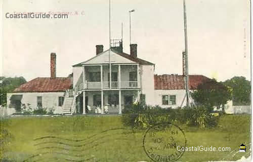 Vintage photo of historic Southport, NC