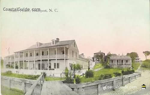 Vintage photo of historic Southport, NC