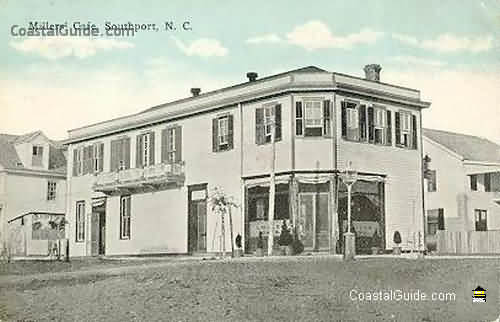 Vintage photo of historic Southport, NC