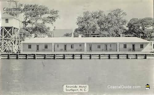 Vintage photo of historic Southport, NC