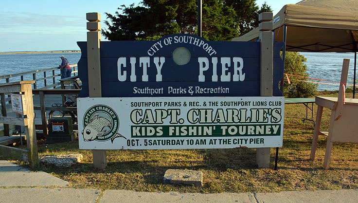 City Pier at Waterfront Park in Southport, NC