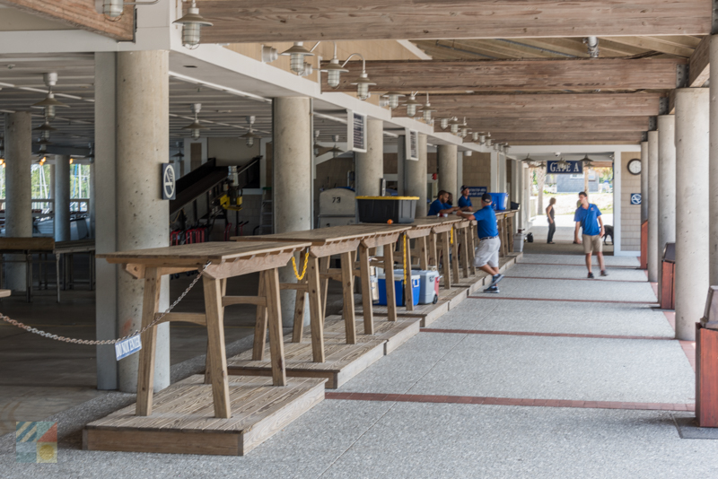 The ferry terminal in Southport, NC