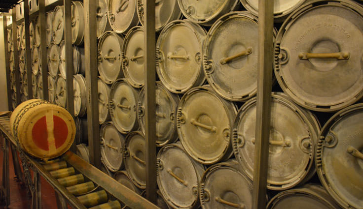 Powder kegs on the USS North Carolina in Wilmington, NC
