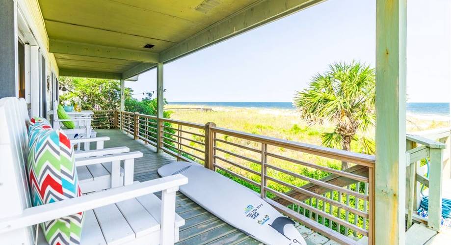 Dog Friendly, Oceanfront House with Larg...
