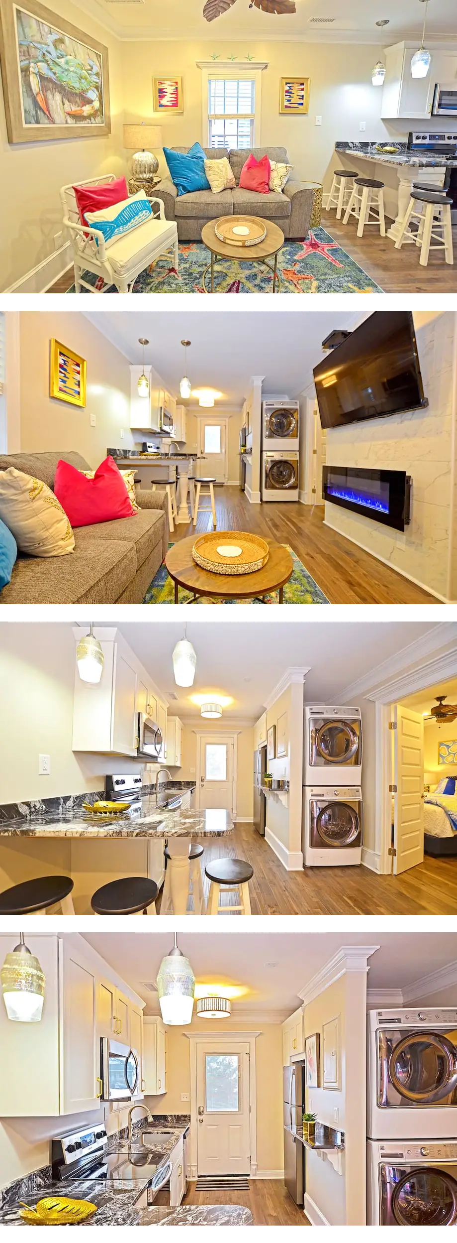 Adorable Beach Bungalow- All high end finishes- WIFI- BRAND NEW- Linens provided