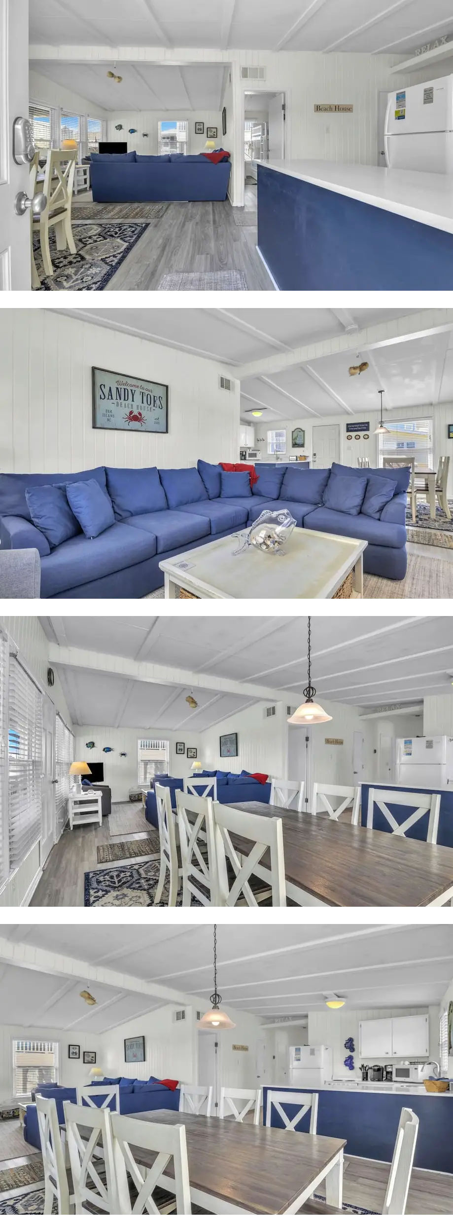 Sandy Toes: Oceanview House with Fishing Poles and Bikes on East Beach