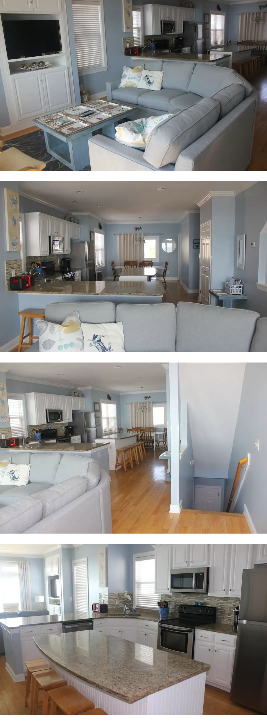 Beachfront Duplex with 3 Decks and Aweso...