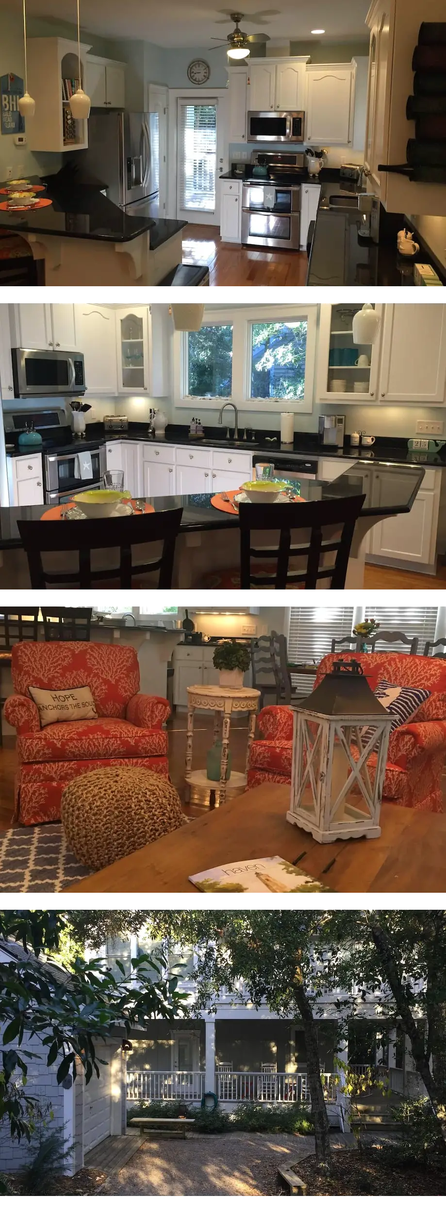 Beautiful forest home within walking distance to the maritime market and beach!!