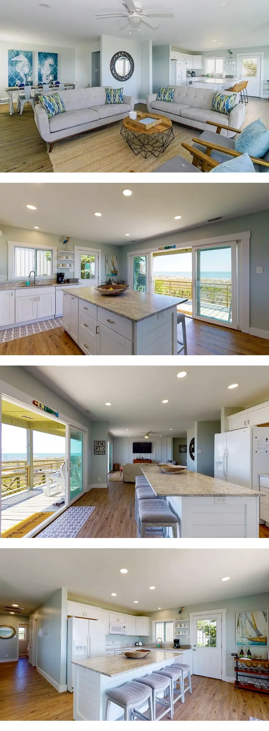 Dog Friendly, Oceanfront House with Large Deck and Private Beach Access!