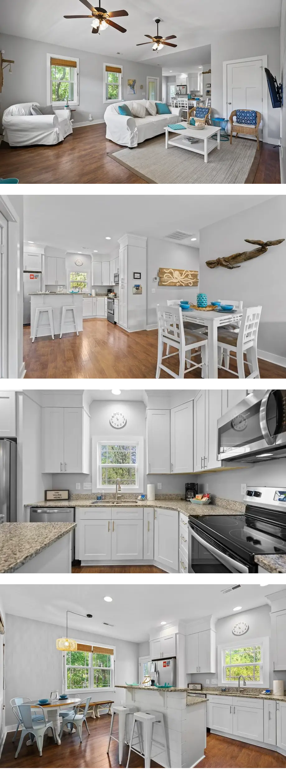 Relaxing Screened Porch, Hot Tub, and Walk to the Beach