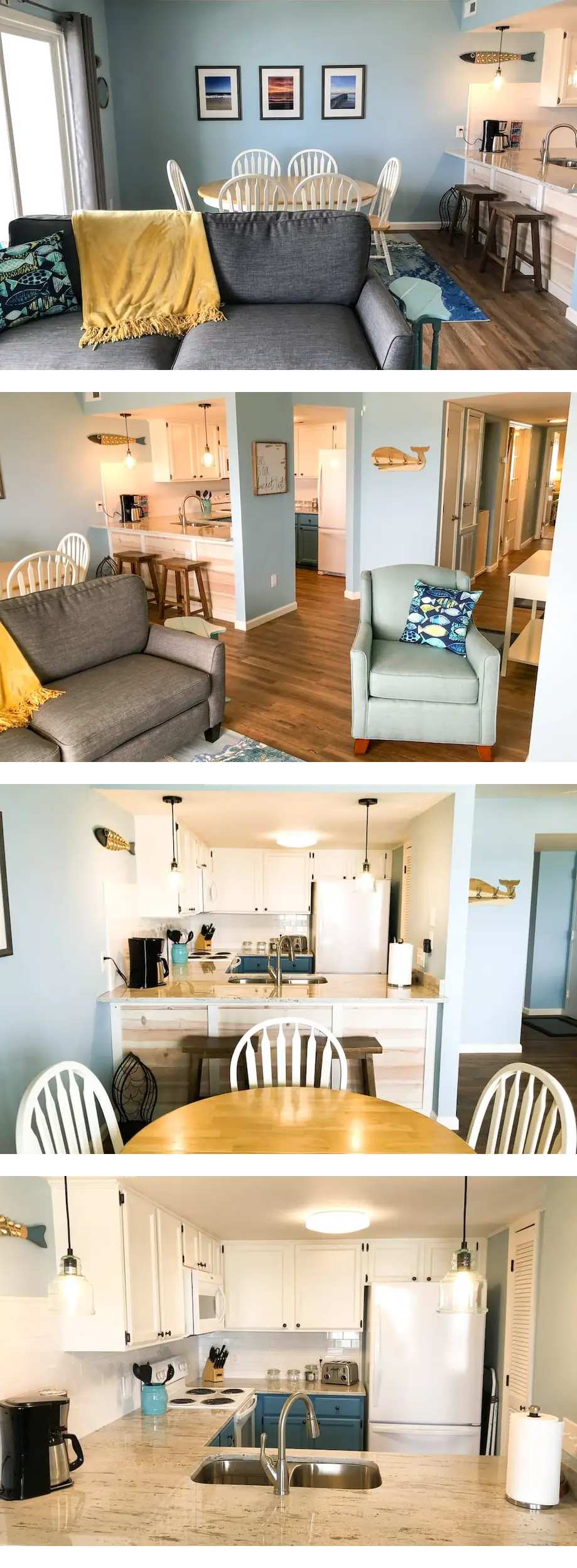 Seas the Day! Best Oceanfront Views, Your Home Away From Home 2bd/2ba
