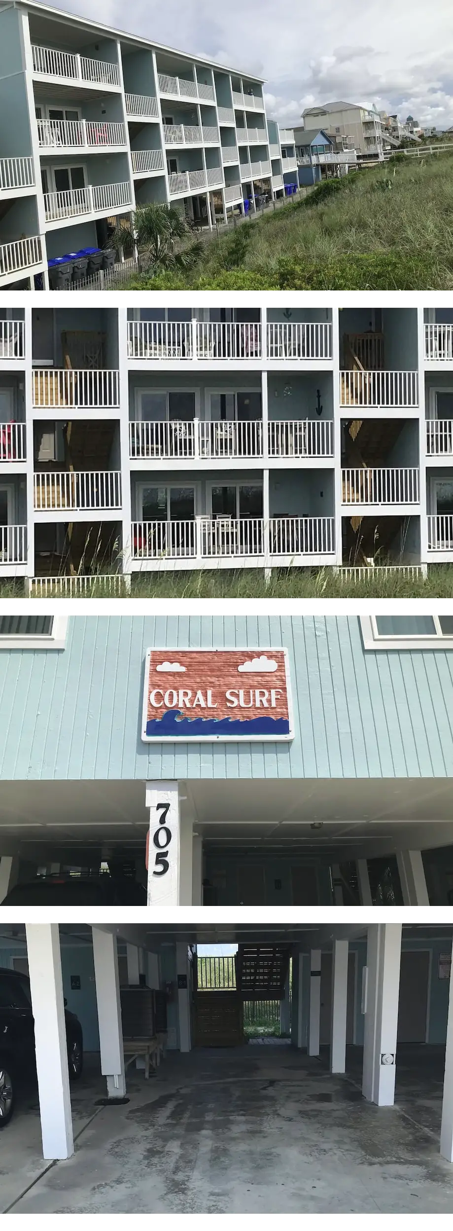 Coral Surf B-1 - 2 Bedroom, 2 Full Bath Oceanfront First floor Center Unit