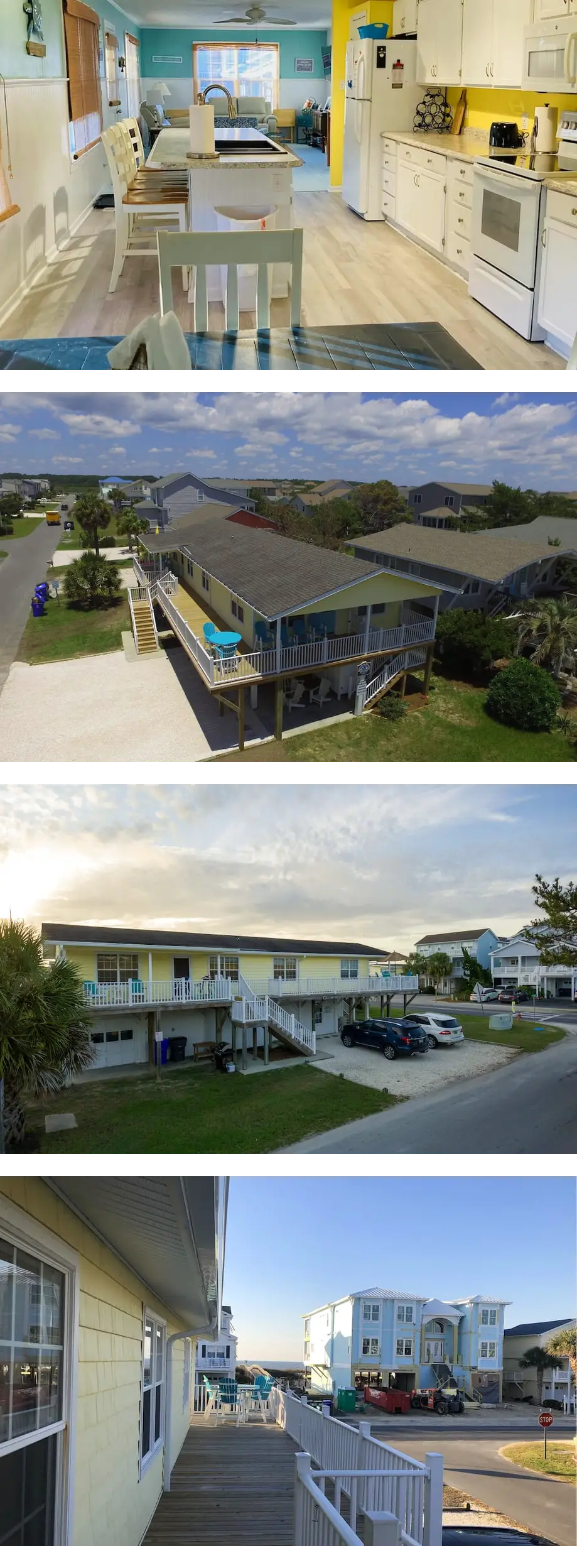 Charming Oceanview 4BR/2.5BA Cottage Directly Across from Beach Access