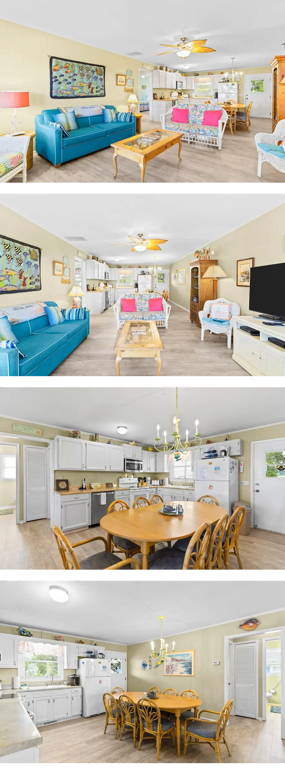 Second-Row Home with Beach Access, Fenced Backyard, 2 Covered Porches & WiFi