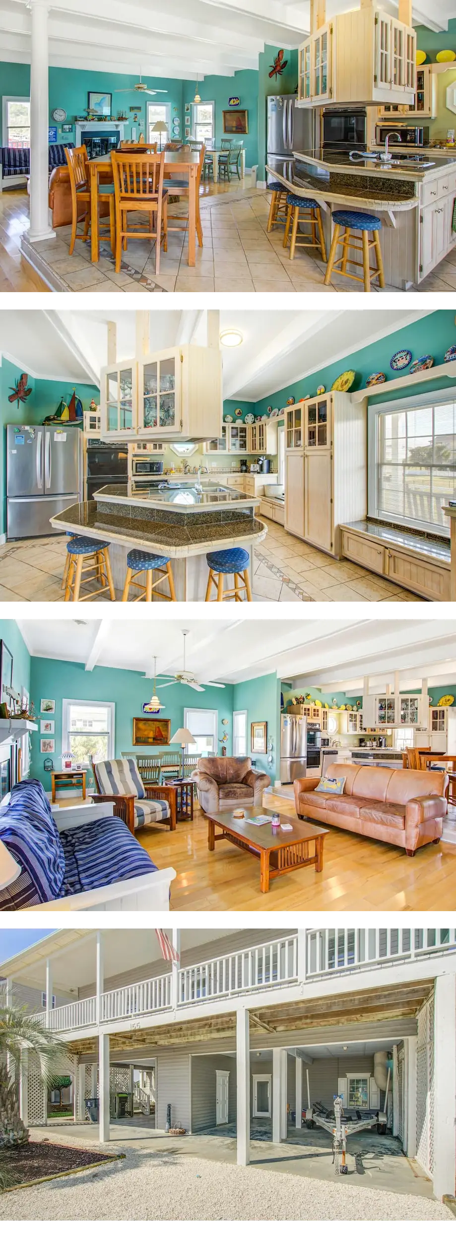 Waterfront Home on Intracoastal with Private Boat Dock, Screened Porch, WiFi, AC