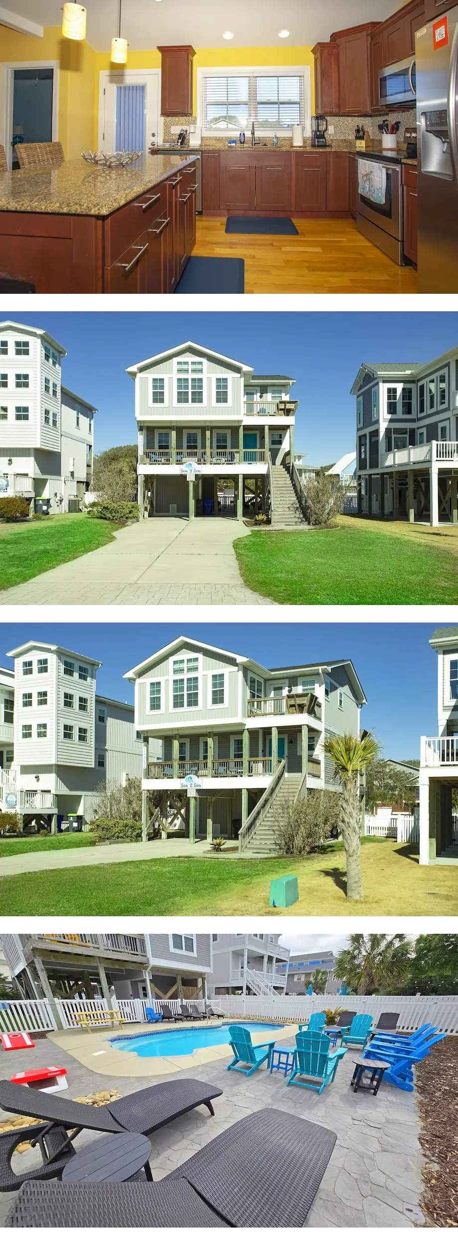 Sea 2 Sea - 4 Bdrm w/ Pool and New Patio - 1 Minute Walk to Beach